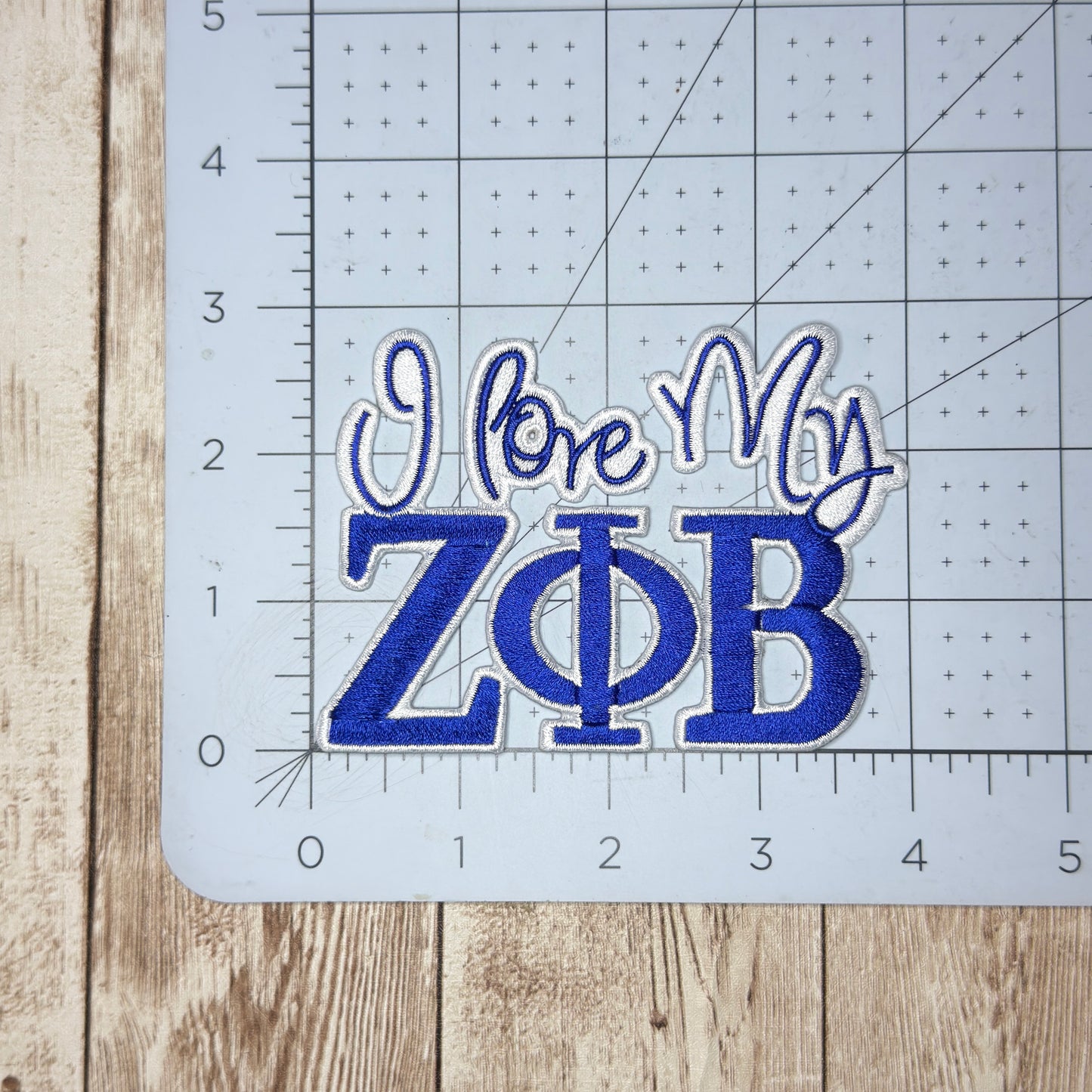 I Love My ZPB Iron On Patch