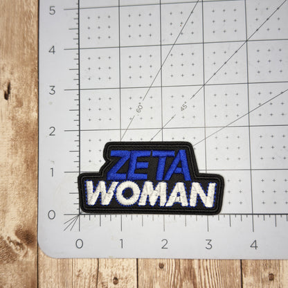 Zeta Woman Iron On Patch