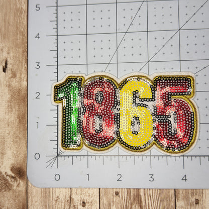 Sequins Juneteenth Celebration Iron on Patch Multiple Styles