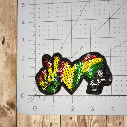 Sequins Juneteenth Celebration Iron on Patch Multiple Styles