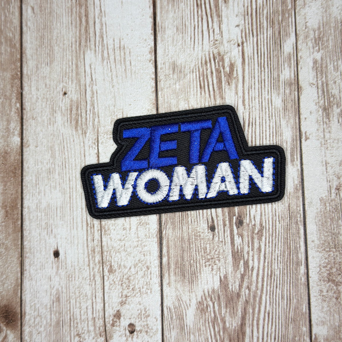 Zeta Woman Iron On Patch