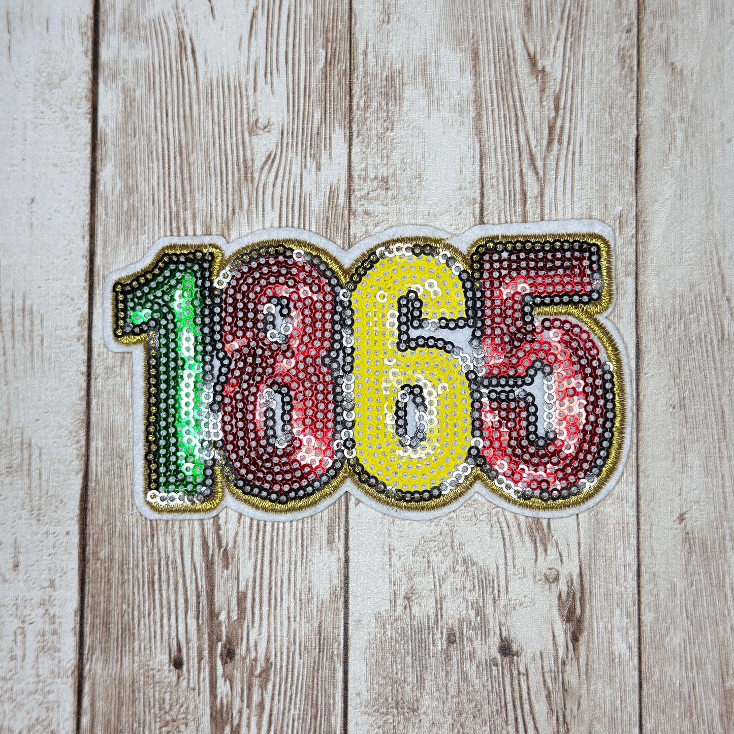 Sequins Juneteenth Celebration Iron on Patch Multiple Styles