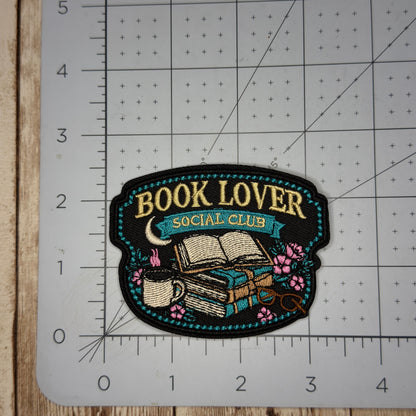 Book Lover Social Club Iron-on Patch