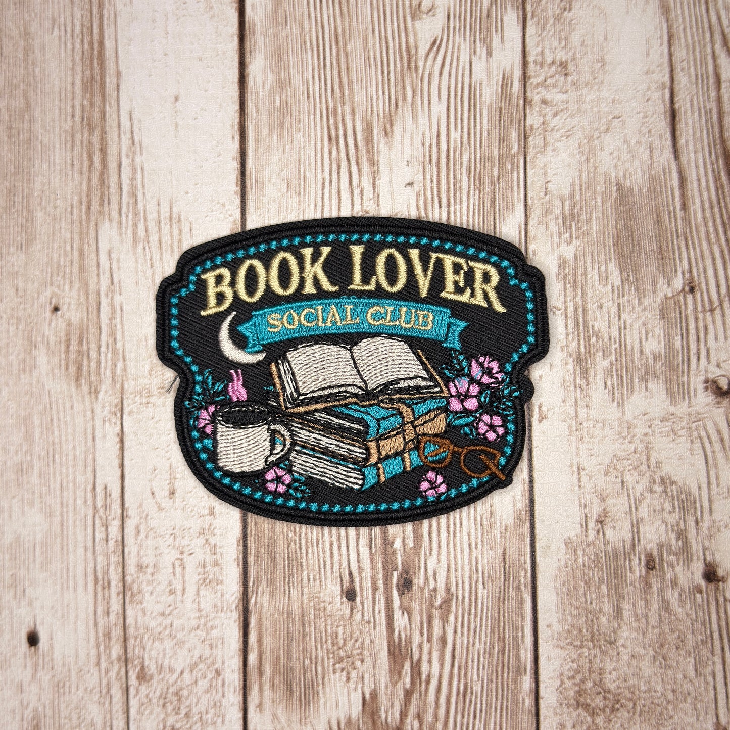 Book Lover Social Club Iron-on Patch