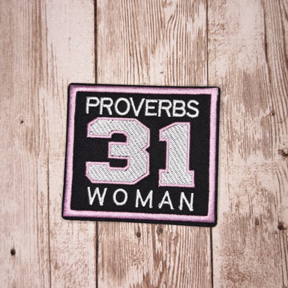 Proverbs 31 Woman Iron-on Patch - Two Styles