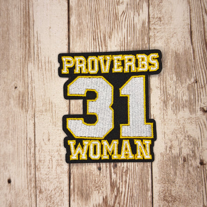 Proverbs 31 Woman Iron-on Patch - Two Styles