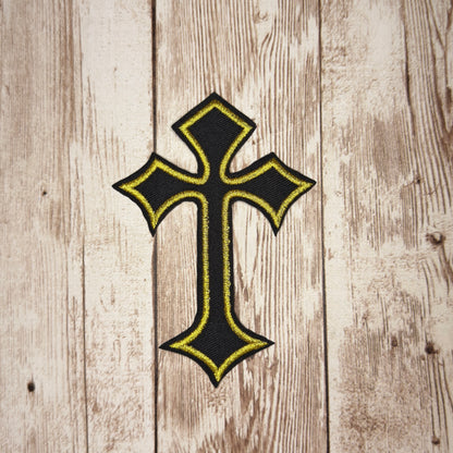 Cross Iron-on Patch - Two Colors