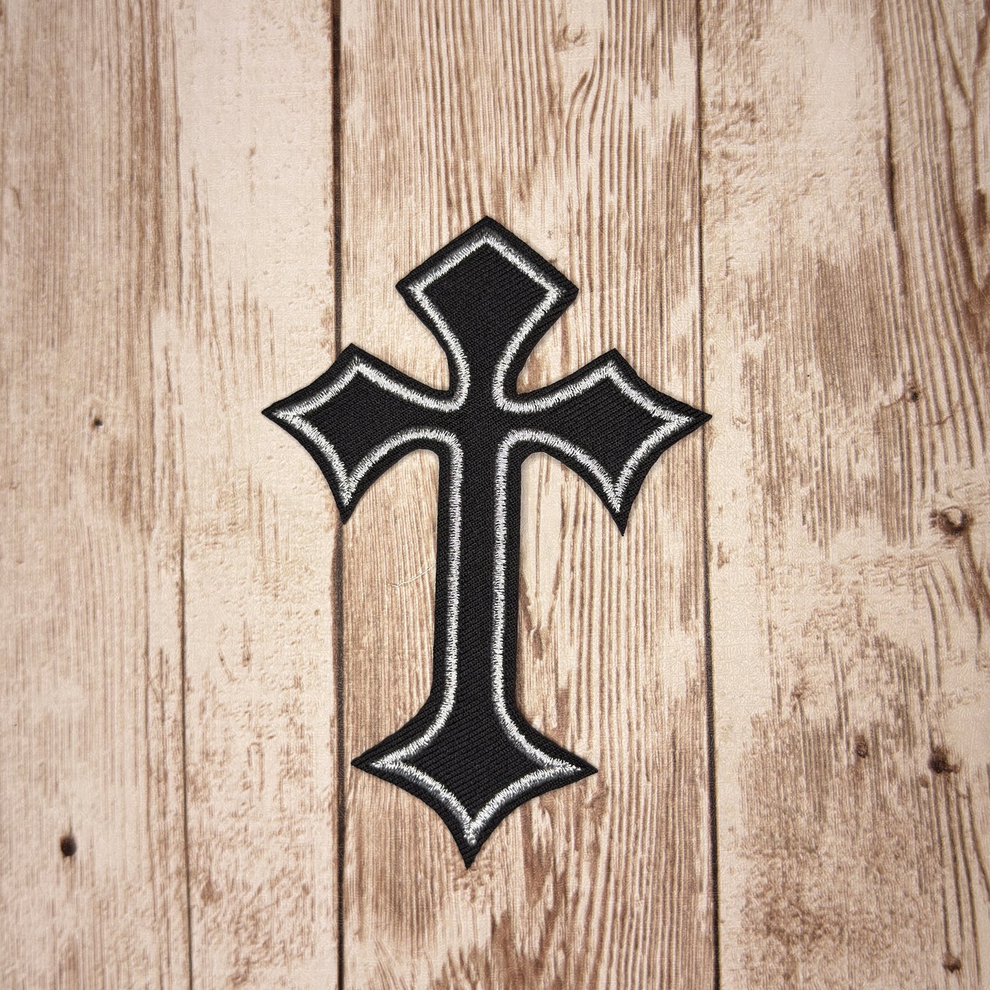 Cross Iron-on Patch - Two Colors