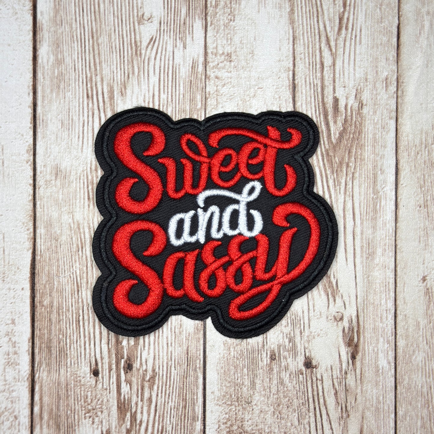 Sweet and Sassy Iron-on Patch - Two Colors
