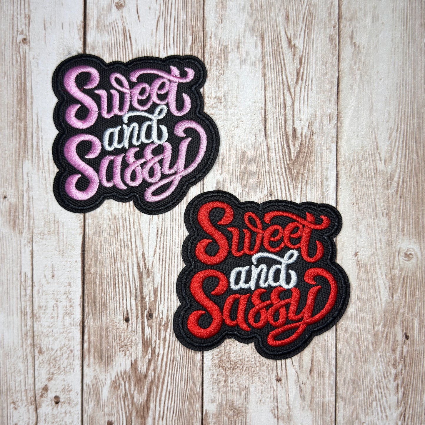 Sweet and Sassy Iron-on Patch - Two Colors