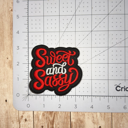 Sweet and Sassy Iron-on Patch - Two Colors