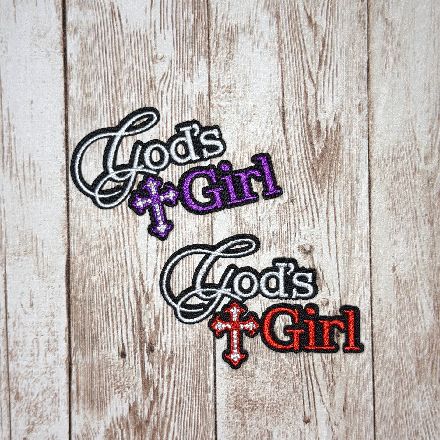 God's Girl Iron-on Patch - Two Styles