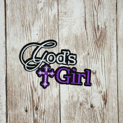 God's Girl Iron-on Patch - Two Styles