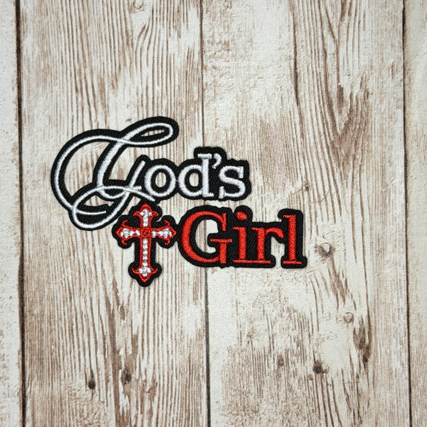 God's Girl Iron-on Patch - Two Styles