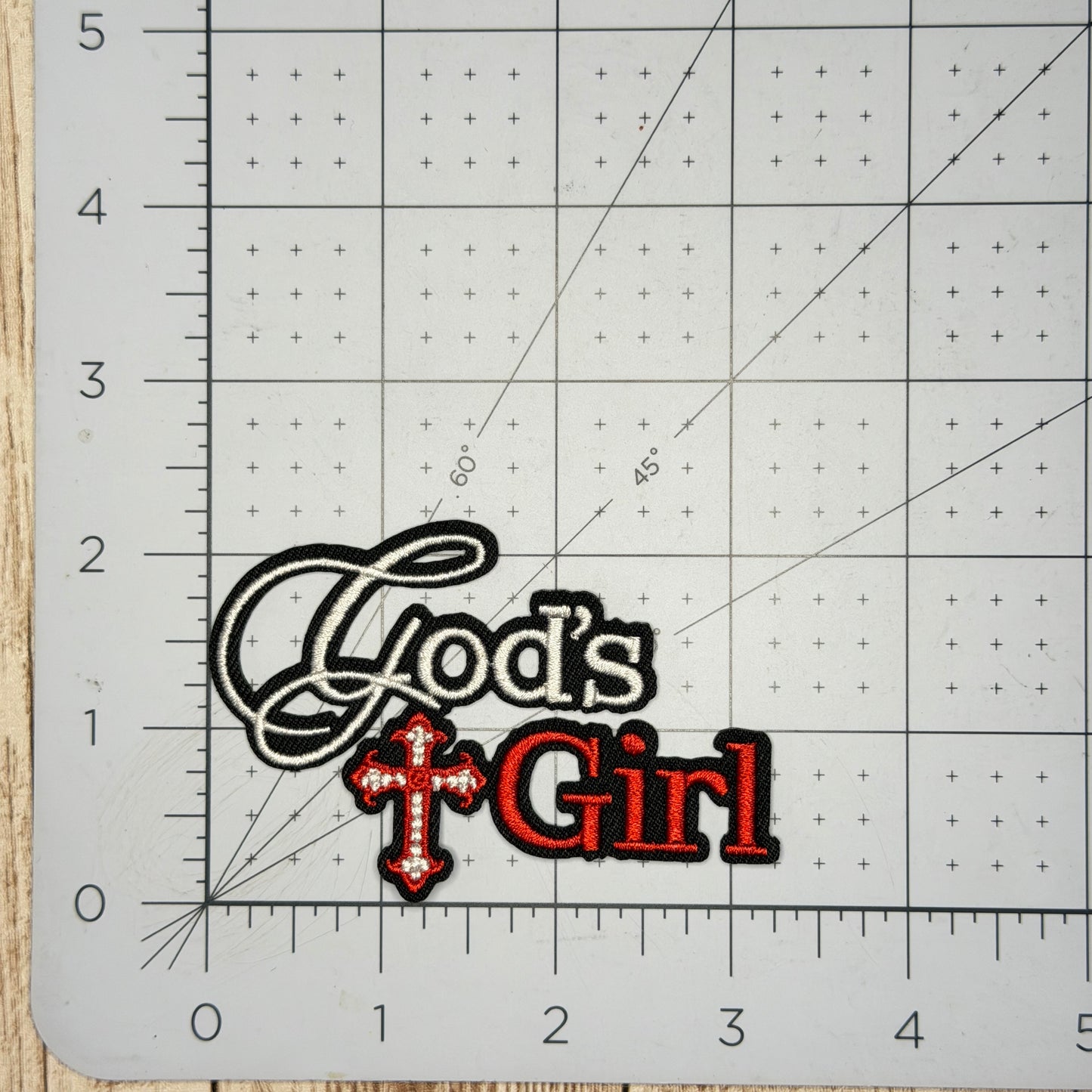 God's Girl Iron-on Patch - Two Styles