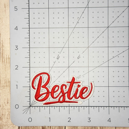 Bestie Iron-on Patch - Two Colors