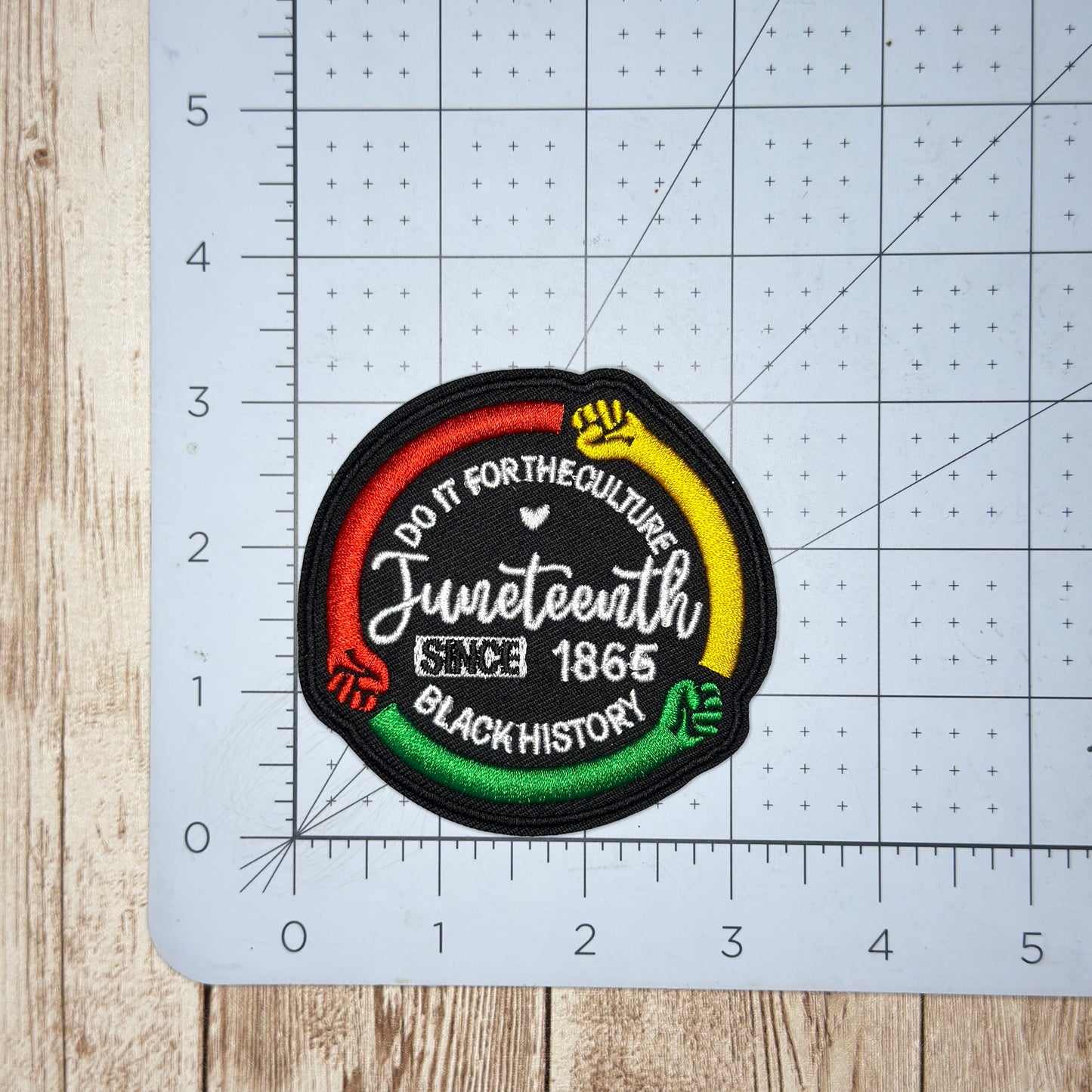 Juneteenth Celebration Iron on Patch Multiple Styles