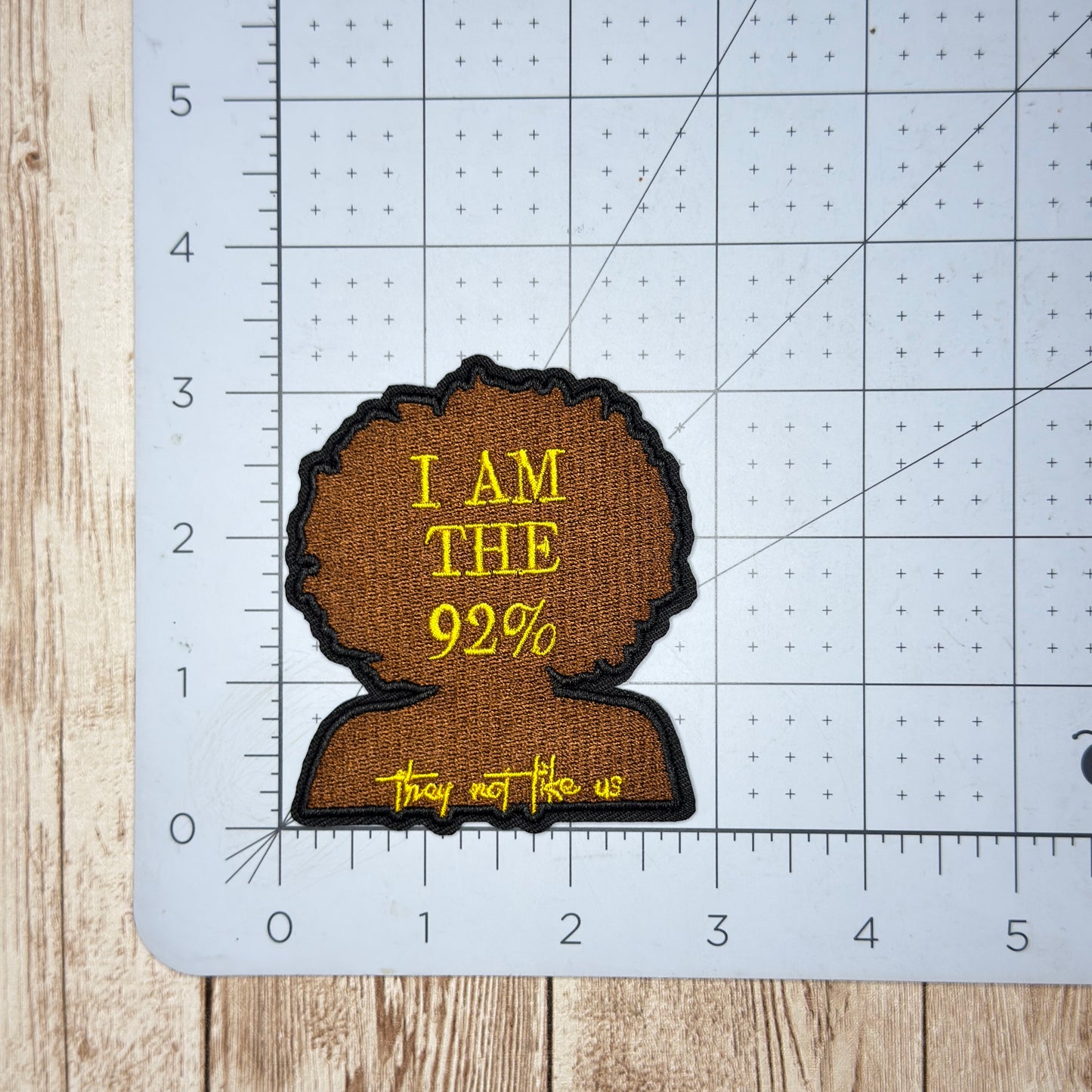 I Am the 92% Iron On Patch