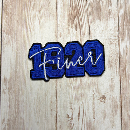 Small 1920 Finer Overlay Iron On Patch - Two Styles
