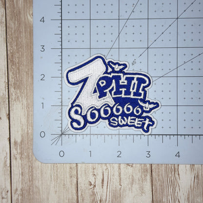 Z-Phi So Sweet Iron On Patch - Two Sizes