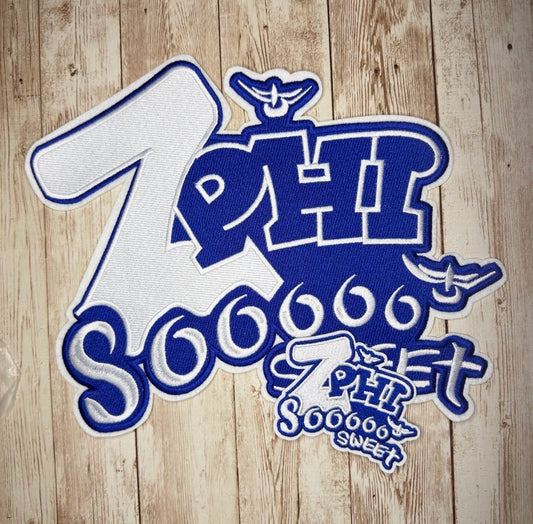 Z-Phi So Sweet Iron On Patch - Two Sizes