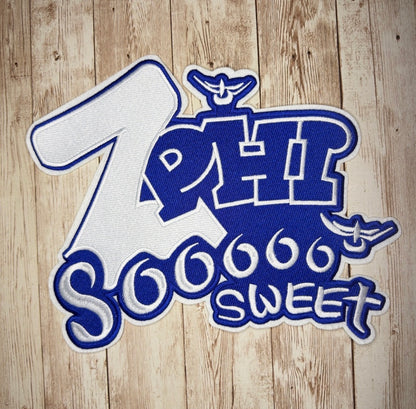 Z-Phi So Sweet Iron On Patch - Two Sizes
