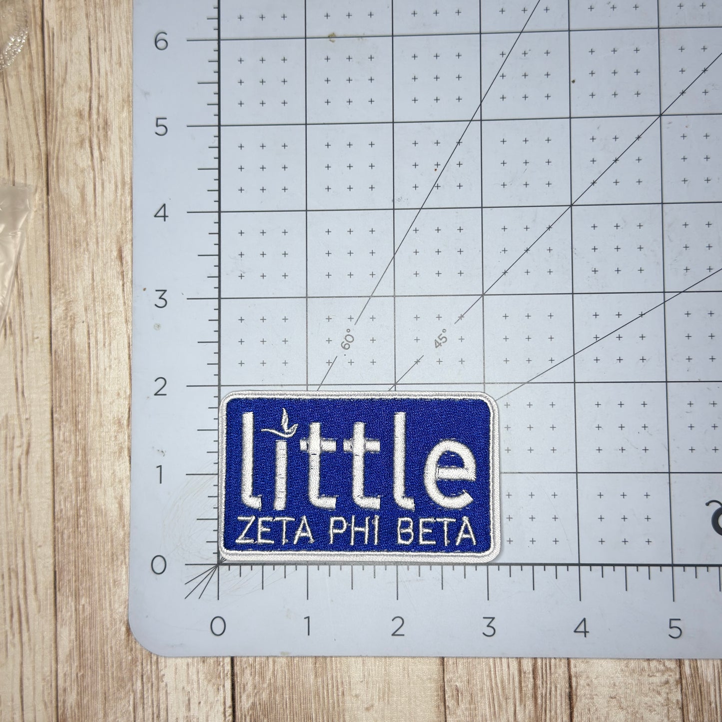 Big Zeta Little Zeta Iron On Patch - 2 Styles