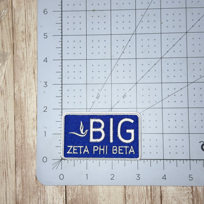 Big Zeta Little Zeta Iron On Patch - 2 Styles