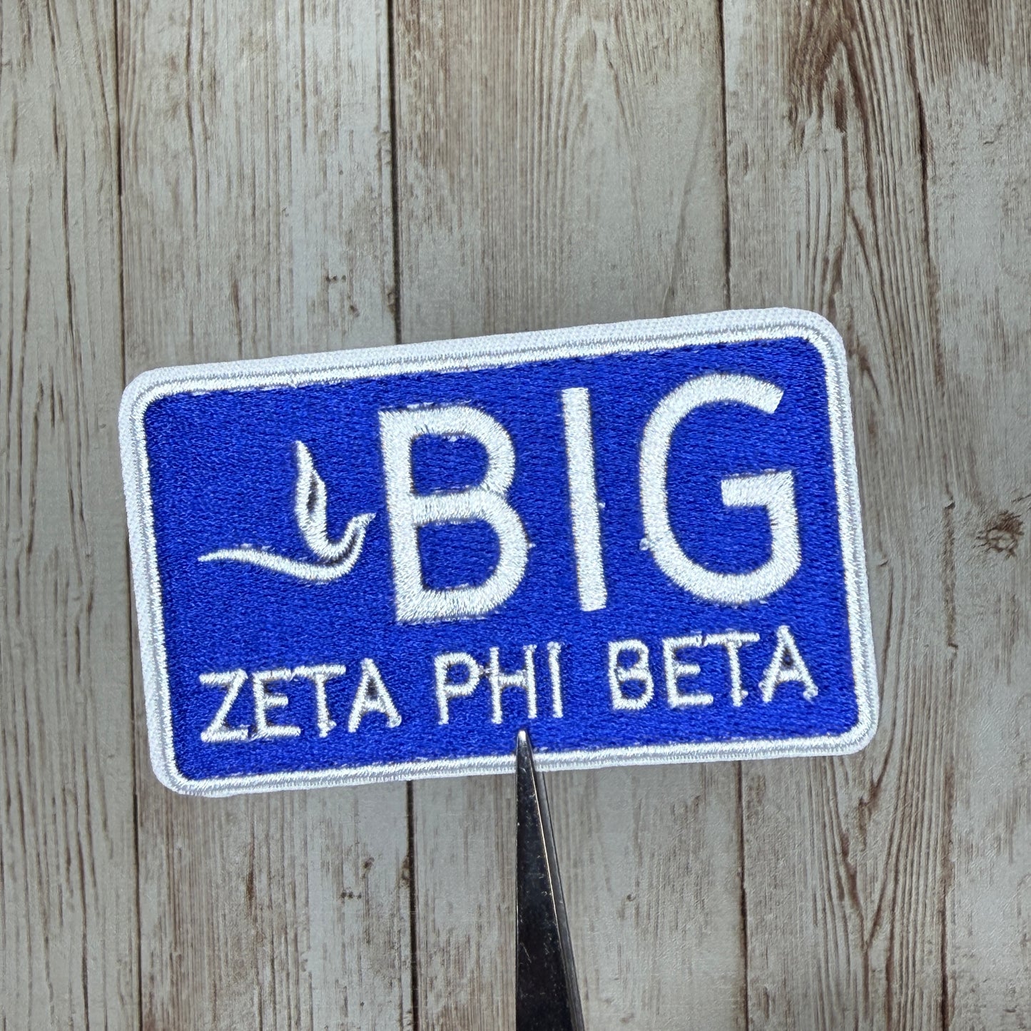Big Zeta Little Zeta Iron On Patch - 2 Styles