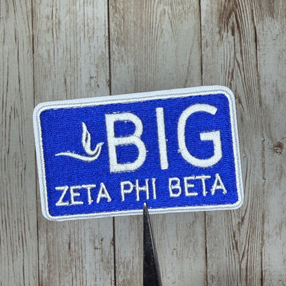 Big Zeta Little Zeta Iron On Patch - 2 Styles
