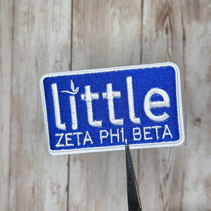 Big Zeta Little Zeta Iron On Patch - 2 Styles