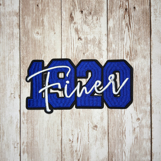 1920 Finer Overlay Iron On Patch - Medium