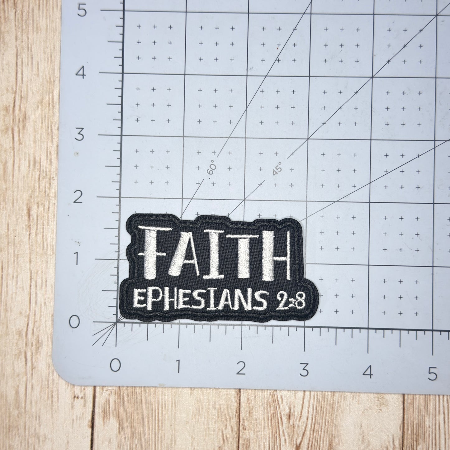Black and White Bible Affirmations Iron On Patches - Multiple Styles