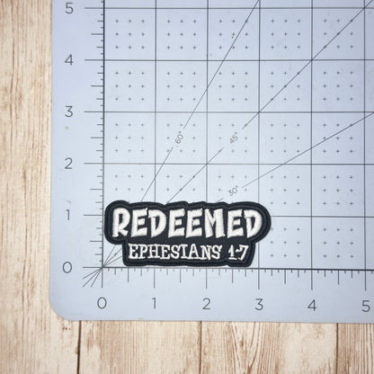 Black and White Bible Affirmations Iron On Patches - Multiple Styles