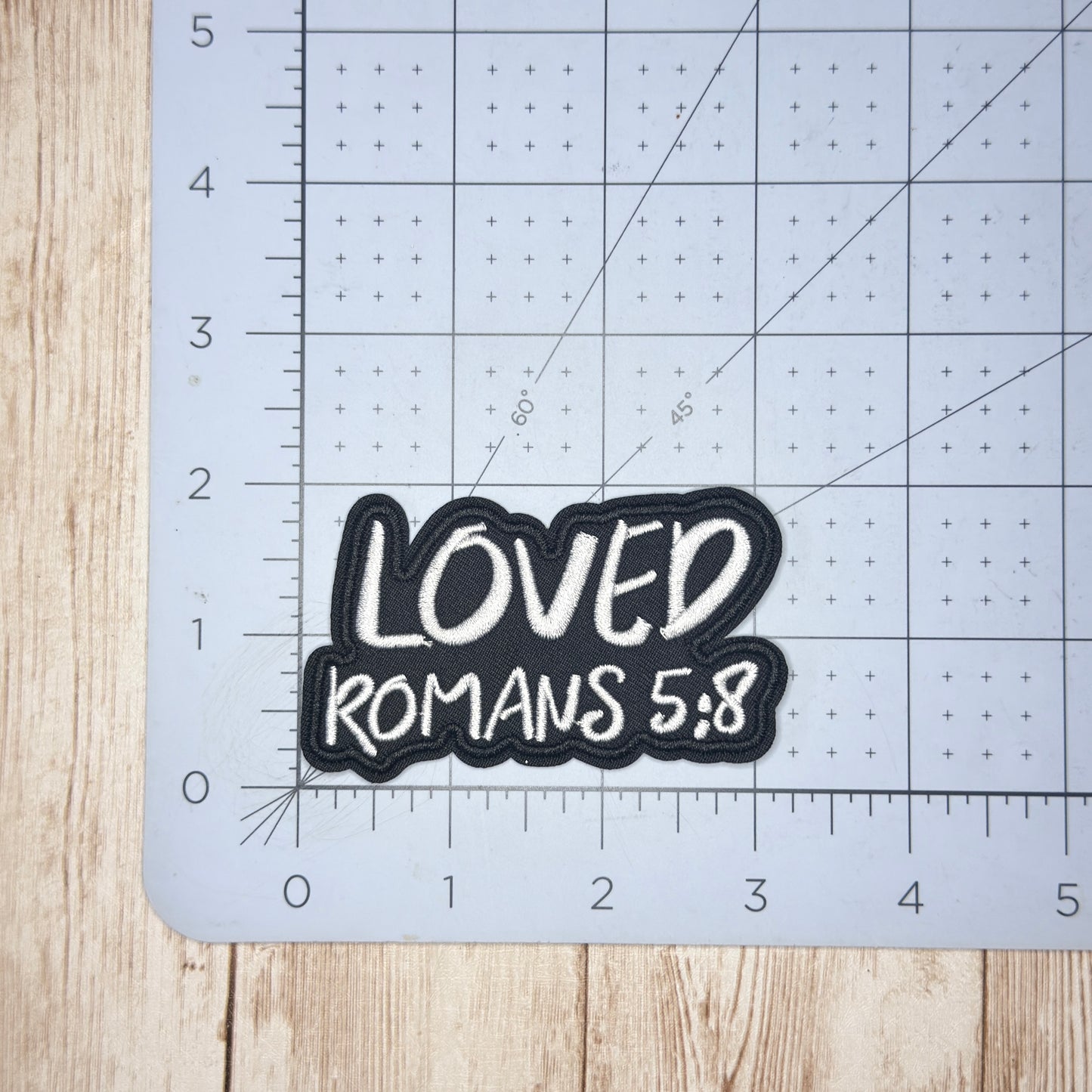 Black and White Bible Affirmations Iron On Patches - Multiple Styles
