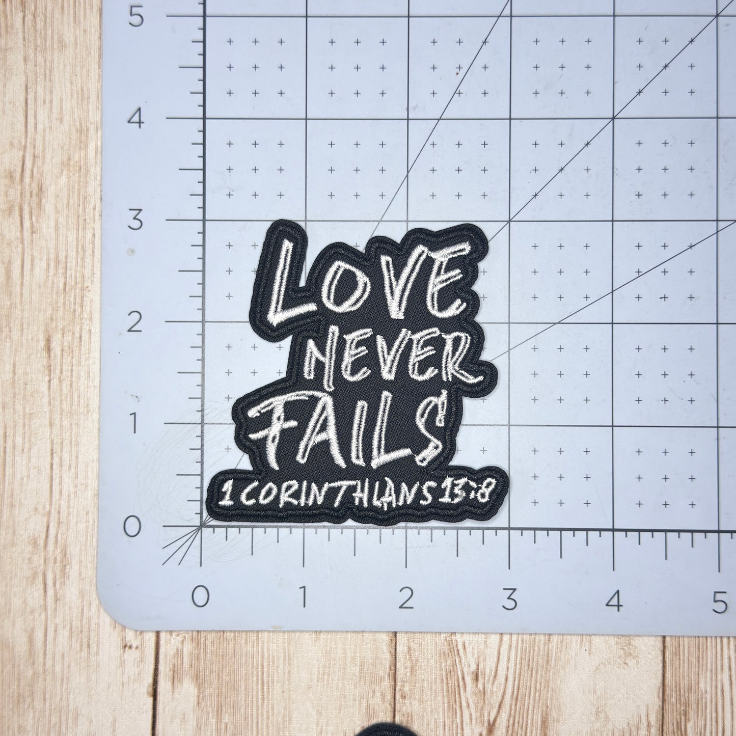 Black and White Bible Affirmations Iron On Patches - Multiple Styles