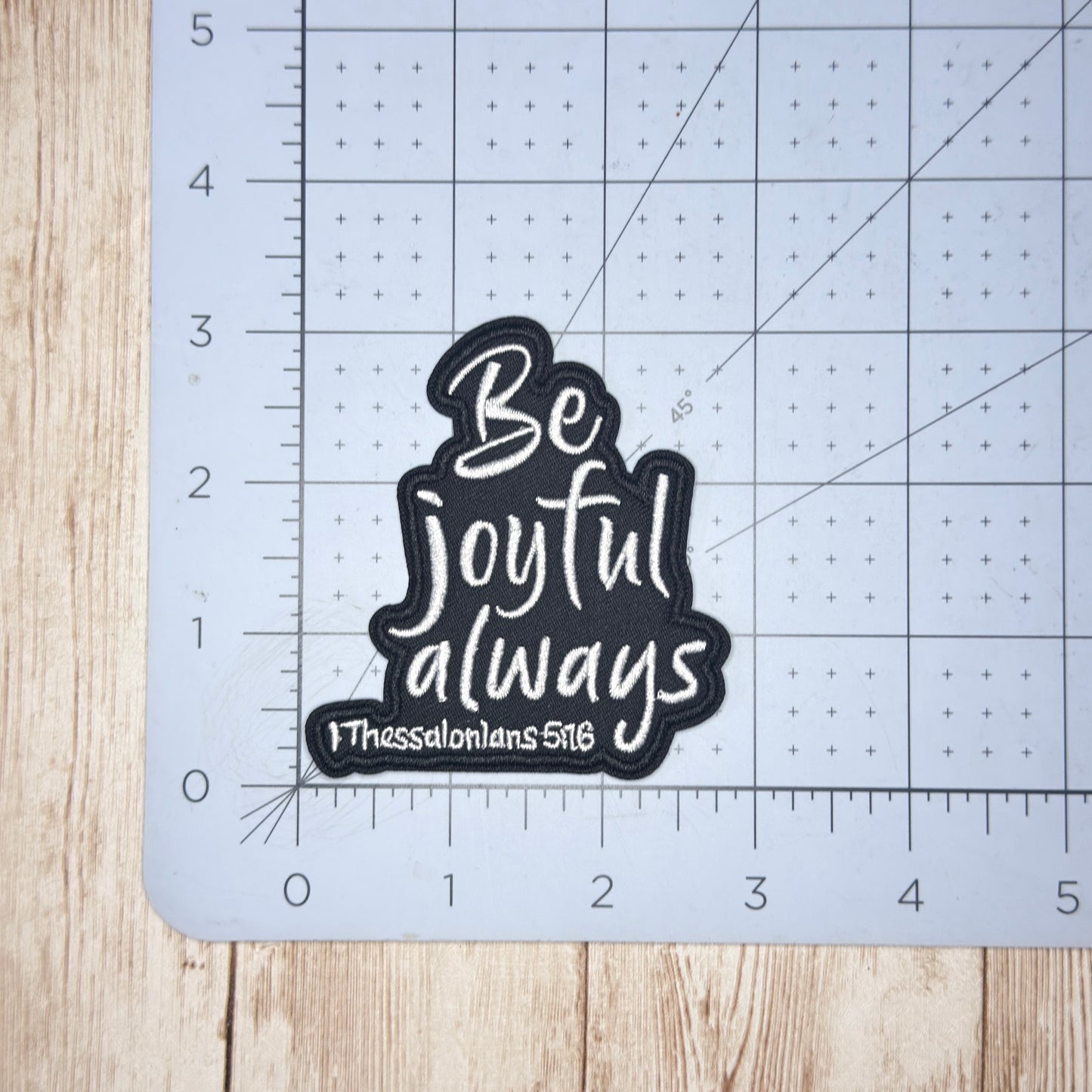 Black and White Bible Affirmations Iron On Patches - Multiple Styles