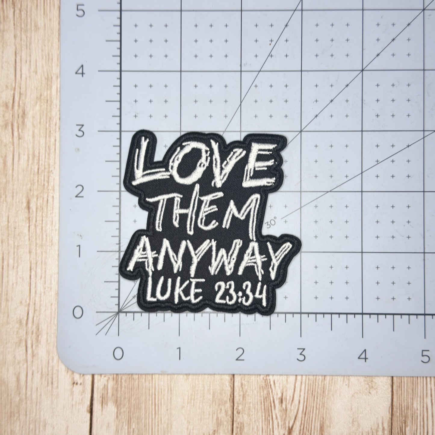 Black and White Bible Affirmations Iron On Patches - Multiple Styles