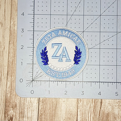 Zeta Amicae Circle Patch Iron On Patch - Small