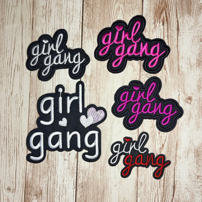 Girl Gang Iron On Patch- Multiple Styles
