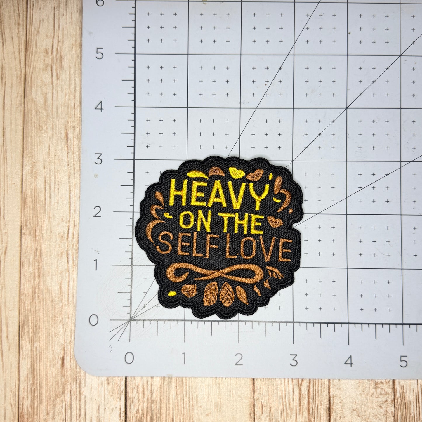 Heavy on the Self Love Iron On Patch