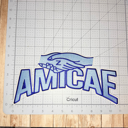 Amicae Hands Iron On Patch - Large