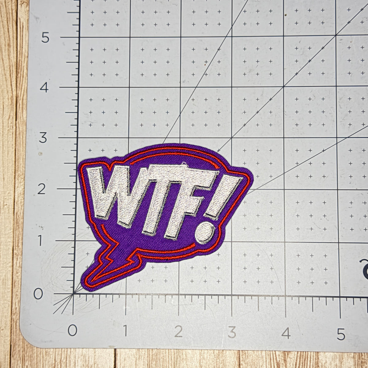 WTF Iron-on Patch
