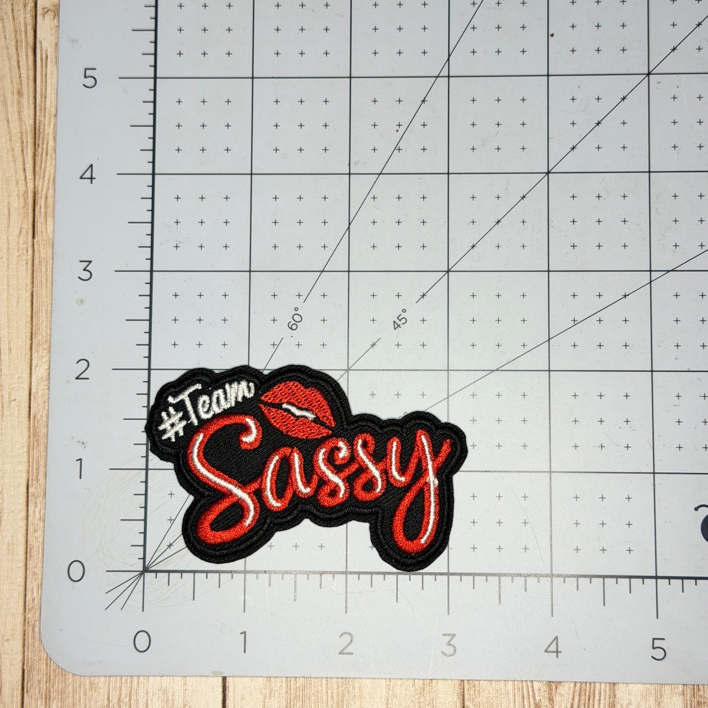 Team Sassy Iron-on Patch