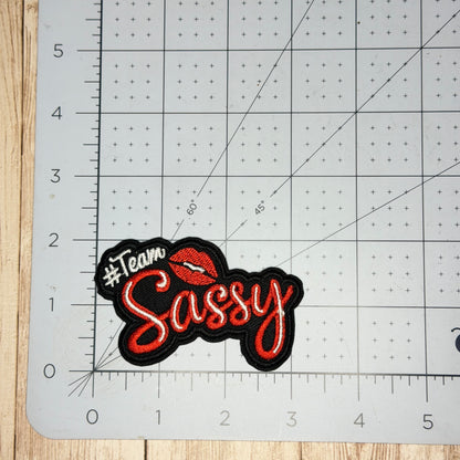 Team Sassy Iron-on Patch