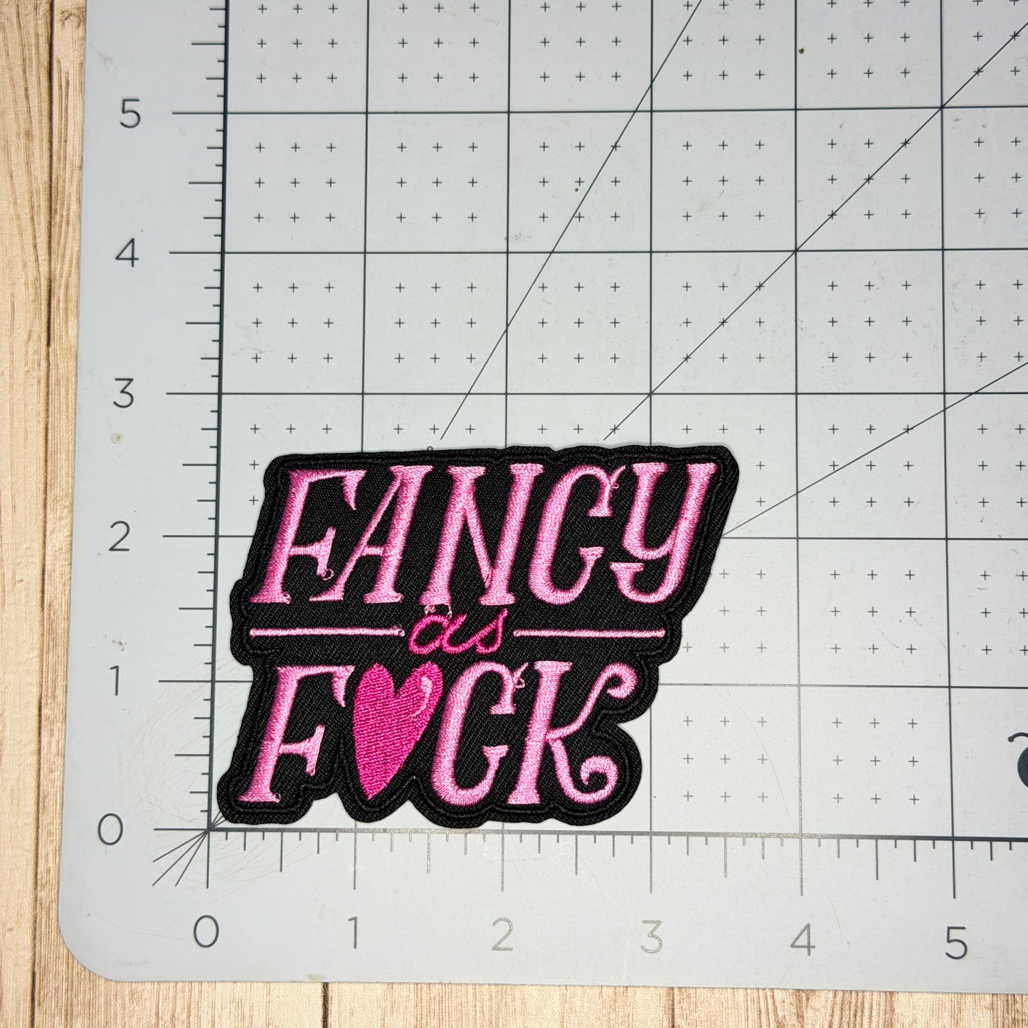 Pink Fancy as F*ck Iron-on Patch