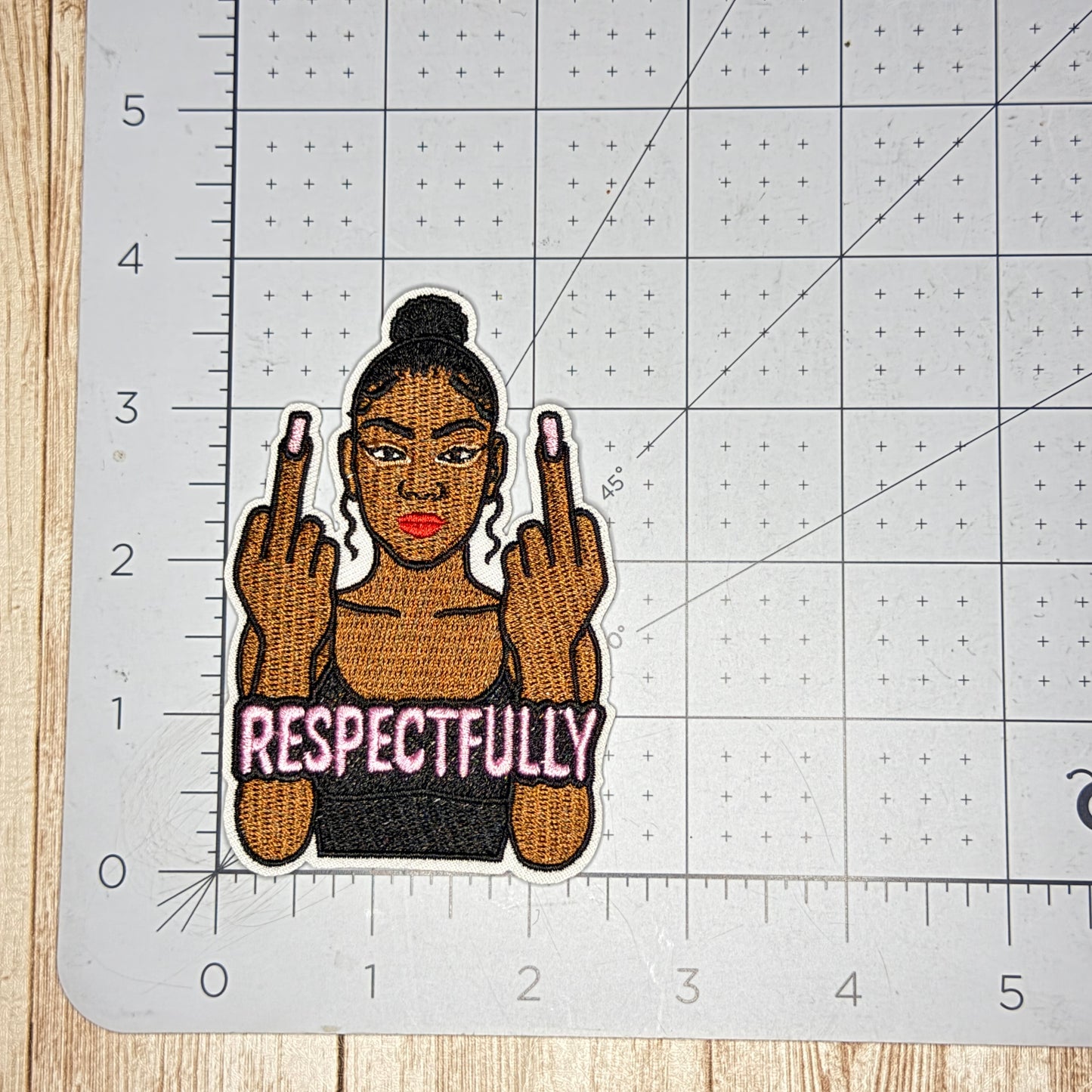 Respectfully Iron-on Patch
