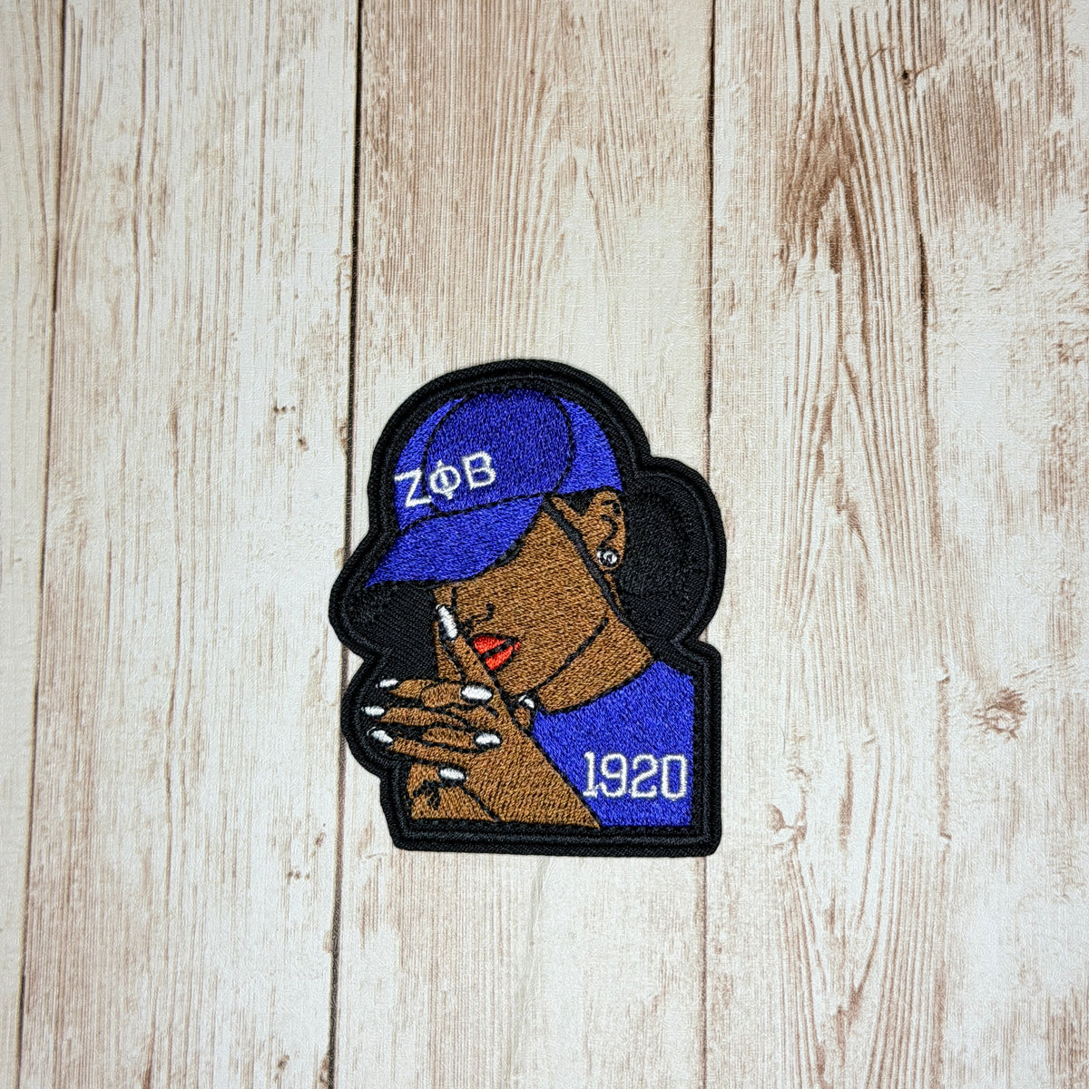 Zeta Women Think Iron On Patch