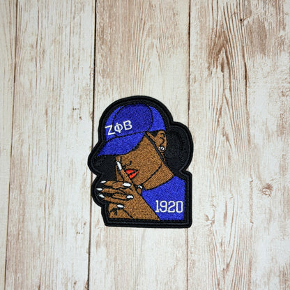 Zeta Women Think Iron On Patch