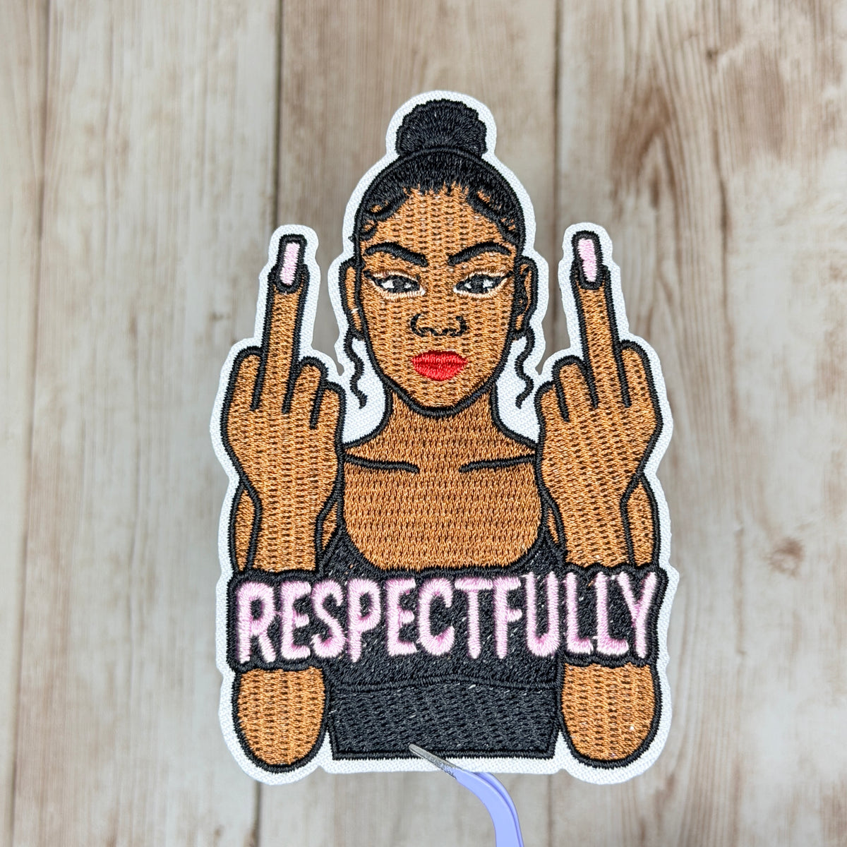 Respectfully Iron-on Patch